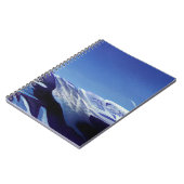 Sneeuwrijke heuvels, winterpanorama notitieboek (Linkerzijde)