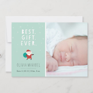 Sneeuwrijke Kerstman Feestdagenkaart