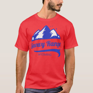 Sneeuwrijke Range ski Wyoming T-shirt