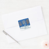 Sneeuwrijke rendieren kerstvakantie Stickers (Envelop)