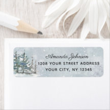 Sneeuwrijke Waterverf brandbomen in de winter