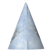 Sneeuwrijke winter blond prinses feesthoedjes (Achterkant)