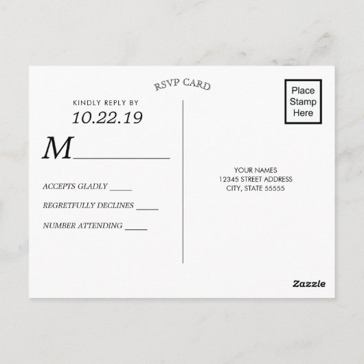 Sneeuwrijke Winter Nacht Waterverf Navy Blauw | RS Briefkaart (Achterkant)