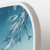 Sneeuwrijke winterberg pickleball paddle (Links Detail)