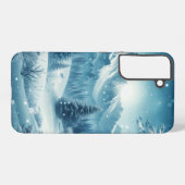 Sneeuwrijke winterberg samsung galaxy hoesje (Achterkant horizontaal)