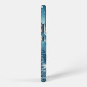 Sneeuwrijke winterberg samsung galaxy hoesje (Rechterkant)