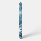 Sneeuwrijke winterberg samsung galaxy hoesje (Linkerkant)