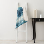 Sneeuwrijke winterberg sherpa deken (In situ)