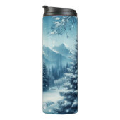 Sneeuwrijke winterberg thermosbeker (Geroteerd rechts)