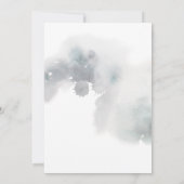 Sneeuwrijke winterbomen Bergen Sneeuwbruiloft | Kaart (Achterkant)