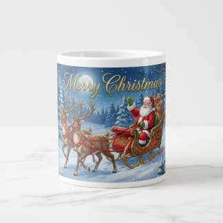Sneeuwrit van Sinterklaas Grote Koffiekop