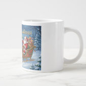 Sneeuwrit van Sinterklaas Grote Koffiekop (Rechts)