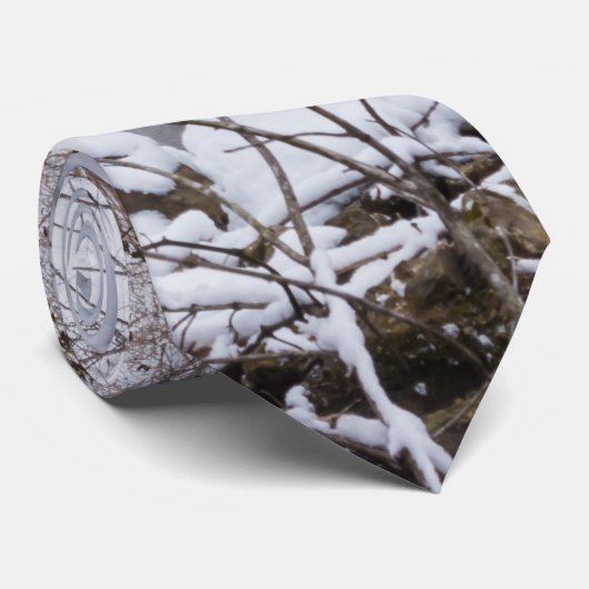 Sneeuwriverside-Stropdas Stropdas (Opgerold)