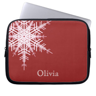 Sneeuwrode laptophoes laptop sleeve