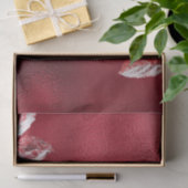 Sneeuwrood laat kerstvakantie weefsel papier (Geschenk)