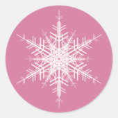 Sneeuwroze Sticker (Voorkant)