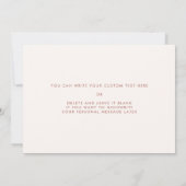 Sneeuwroze voor mijn ouders in de wet trouwdag kaart (Achterkant)