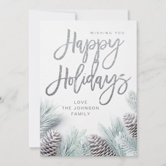 Sneeuwrug en Prettige feestdagen (Voorkant)