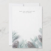 Sneeuwrug en Prettige feestdagen (Achterkant)