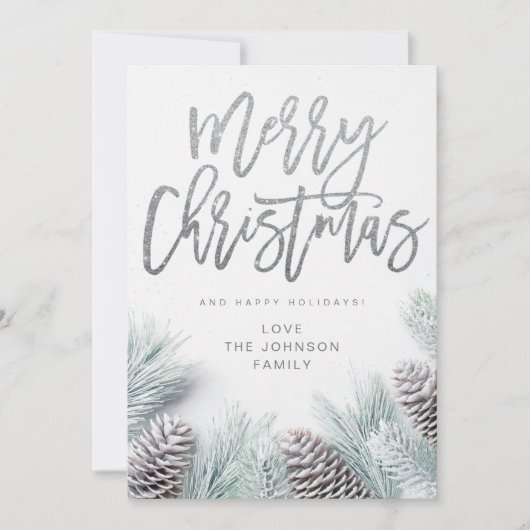 Sneeuwrug en prettige kerst (Voorkant)