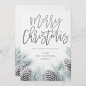 Sneeuwrug en prettige kerst (Voorkant / Achterkant)