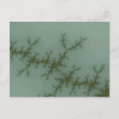 Sneeuwrug - Fractale kunst Briefkaart (Voorkant)