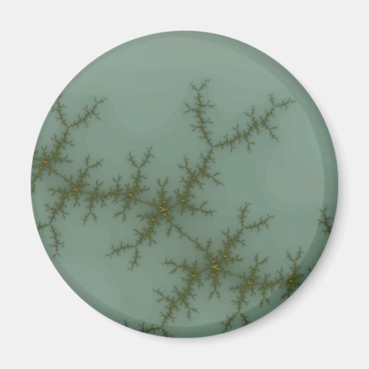 Sneeuwrug - Fractale kunst Magneet (Voorkant)