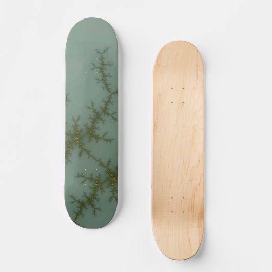 Sneeuwrug - Fractale kunst Persoonlijk Skateboard (Voorkant)