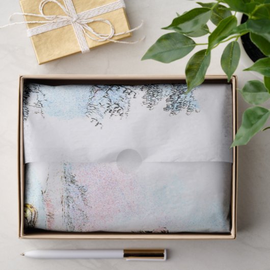 sneeuwruimenillustratie ontkoppeling tissuepapier (Geschenk)