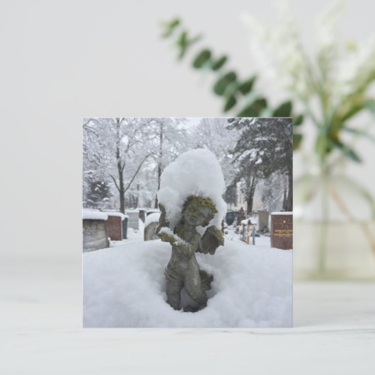 Sneeuwruiming, sneeuwploegen kaart (Staand voorkant)