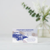 Sneeuwruimingswagen Visitekaartje (Staand voorkant)