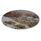 sneeuwscand oorspronkelijke kerst snijplank (Hoek)