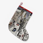 Sneeuwsceen in Parijs, 1926 Kleine Kerstsok (Voorkant (Hangend))