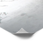 Sneeuwscène Art Print Poster (Hoek)