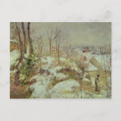 sneeuwscène briefkaart (Voorkant)