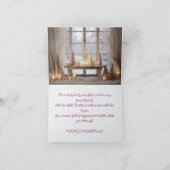 SNEEUWSCENE DOCHTER N FAMILIE KERST KAART (Binnen)