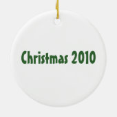 Sneeuwscène in de Ornament-berg Keramisch Ornament (Achterkant)