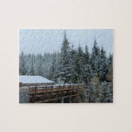 Sneeuwscène in Whistler Legpuzzel