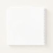 Sneeuwscène kunst notitieboek (Achterkant)