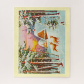 sneeuwscène legpuzzel (Verticaal)