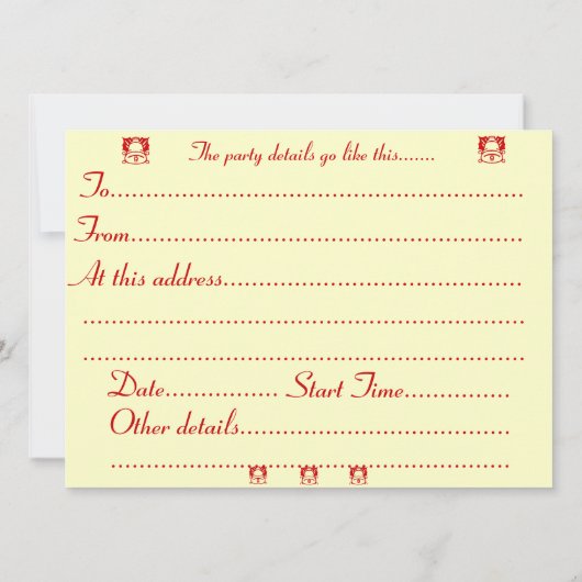 sneeuwscène met een grappige carol zanger voor ker kaart (Achterkant)