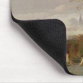 Sneeuwscène met Mill en Cottages Muismat (Hoek)