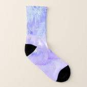 Sneeuwscène met Ornamenten en Blue Tint Snow Sokken (Links binnenkant)