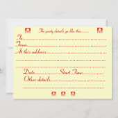 Sneeuwscène met schattig zwart en tan hond kerst kaart (Achterkant)