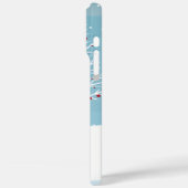 Sneeuwscène met Snowman-kersttelefoontas Case-Mate iPhone Case (Achterkant / Links)