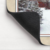 Sneeuwscene Mousepad Muismat (Hoek)