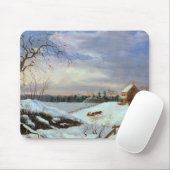 Sneeuwscène, New England Muismat (Met muis)