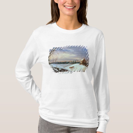 Sneeuwscène, New England T-shirt (Voorkant)