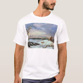 Sneeuwscène, New England T-shirt (Voorkant)
