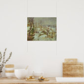 sneeuwscène poster (Keuken)